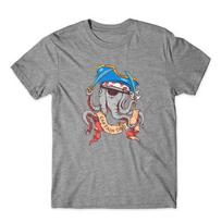 Captain Octo T-Shirt. Octopus Pirate Shirt 100% Cotton Premium Graphic Tee New S įvairiaspalvis