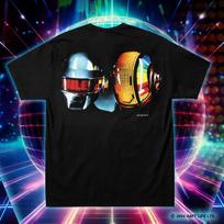 Roko Punk Heavy Metal Grupės Marškinėliai Leiji Matsumoto ir DAFT PUNK Trumpomis Rankovėmis Oversized Y2k Laisvalaikio Medvilniniai Moterų Vyrų Drabužiai Viršus S juoda