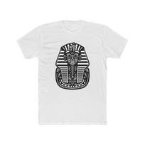 King Tut Ancient Egypt Kemet Pharoah Men's Cotton Crew Tee S įvairiaspalvis