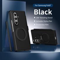 Phone Cover For Samsung Galaxy Z Fold 8 7 6 5 4 3 5G 360° Rotating Ring Stand Shockproof Case PC+Tempered Glass Screen Protectives films with Pen For Samsung Galaxy Z Fold8 juoda