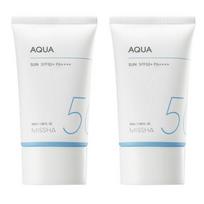 MISSHA All Around Safe Block Aqua Sun SPF50+ PA++++ 50ml × 2pcs