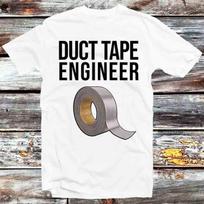Duct Tape Engineer Funny DIY T Shirt Mens Womens Tees Top B564 3XL