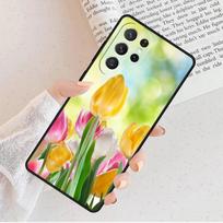 Spring Tulips Flower Phone Case For Samsung Galaxy S25 S23 S30 S8 S21 S20 FE S24 S22 Note 10 20 Plus lite Ultra Galaxy Note10