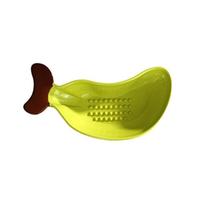 Manual Banana Grinding Plate Handmade Hot Pot Sauce Dish Garlic Grater  Cooking geltona