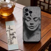 Trippy Body Art Phone Case Silicone Soft For IPhone 17 16 15 14 13 12 11 X XR Plus Pro Max Plus iPhone16promax