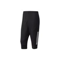 Adidas Striped Print Tapered Cropped Sweatpants Men Bottoms Black Z32382 L