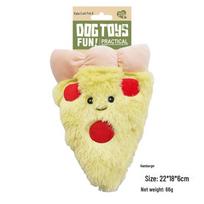 Durable Plush Burger Toy: Teething-Resistant, Sound-Making for Small/Medium Dogs. Ideal for Companionship & Boredom Relief.