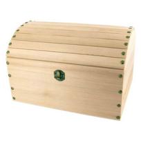 Pirate Chest - Wood - To decorate - 25x18x15cm - Creative hobbies