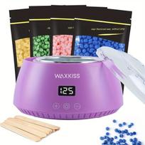 WAXKISS Vaškavimo Rinkinys 500ml Vaško Šildytuvas Išmanusis Ekranas. , FHC-E2052 Purple Suit Europos reglamentai