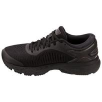 Asics Gel-Kayano 25 Spliced Lace-Up Fabric Synthetic Leather Low-Top Running Shoes Women sneaker Black 1012A026-002 36