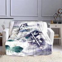 Individualus Mo Dao Zu Shi Anime pledas Flanelinis šeimos pledas Animacinis Mikropluošto pliušinis Flanelinis metamas pledas ant lovos sofos patalynė 75x100cm