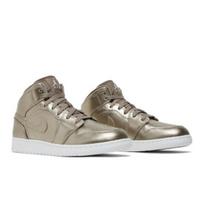 Air Jordan 1 Mid SE GS Sepia Stone Retro Sneakers AV5174-200 EU 36 auksas