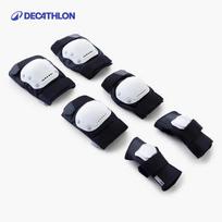 Decathlon Adult Roller Skating & Skateboard Protective Gear Set S pilka spalva