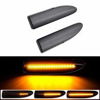 Mirksintys galinio vaizdo veidrodėlio LED posūkių rodikliai, šoniniai mirksintys žibintai, skirti Jaguar X-Type 2002 2003 2004 2005 2006 2007 2008 2009