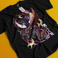 Demon Slayer marškinėliai Kokushibo Viršutinis Mėnulis 1 T-shirt Zenitsu T-shirt Muzan Tanjiro 2XL