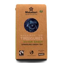Makaibari Tea Treasures Silver Green Darjeeling Loose Long Leaf Tea USDA Certified Premium Green Tea 100 Gm