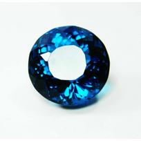50.00 Ct LAB-CREATED Teal SAPPHIRE Round Shape CERTIFIED Rare Loose Gemstone 23.6 mm apx mėlyna
