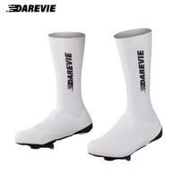 DAREVIE Cycling Shoes Covers Aero High Speed Anti Slip UCI Length Race Level Sneakers Cover Rainproof Windproof Shoe Protector S(38-39)