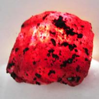 Huge Rough Earth Mined 48 Ct Natural Red Ruby Loose Gemstone CERTIFIED 24.5 mm approx raudona