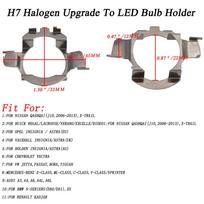 2pcs H7 LED Headlight Base Holder Adapter Socket Retainer, for Nissan Qashqai For Opel Astra For VW Jetta Passat TK-101