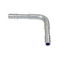 #6 #8 #10 AC 90 Degree Barb Splice Fitting Aluminium Push on Barbed Splicer for Barrier Hose 3/8 1/2 5/8