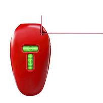 Multi Purpose Infrared Level High Precision Right Angle Measuring Tool Laser Level  Home Renovation Battery Exclude raudona