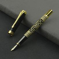 Metal Fountain Pen Nib 0.5 mm Calligraphy Pen Vintage Gift Pen for Writing Stationery Executive Office School Supplies