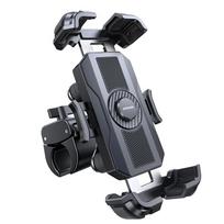 Joyroom Motorcycle Phone Holder Anti Vibration Bike Bicycle Handlebar Phone Mount One-Hand Operation 360° View For 4.7-7'' Phone juoda