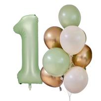12pcs 32inch Olive Green Number 0-9 Balloon Helium Foil Digital Balloon For Kids Adult Birthday Anniversary Wedding Decoration Other