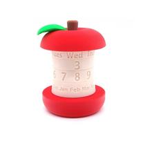 Unique Gift Rotating Calendar tating Design Desktop Calendar 3D Printed Calendar  Christmas Gifts raudona