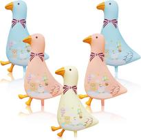 5Pcs Silly Goose Balloons Bulk Pack Baby Shower Birthday Party Decorations Cute Farm Animal Pink Blue White Goose Balloons GOOSE&AS SHOWN