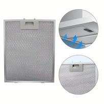 1pcs Range Hood Filter Metal Grease Filter For Cooker Hood Extractor Vent 350x285x9mm 5-Layer Aluminum Mesh Silver China Mainland