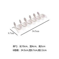 Ceramic Dining Plate Caviar Spoon Seasoning Dish Snack Bowl Dessert Plate Dim Sum Dish Sashimi Plates Fruit Bowl Sushi Plates