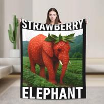 Italian Brainrot Meme Characters Design Blanket  Fuzzy Funny Breathable Throw Blanket for Bed Sofa Textile Decor 200x150cm 80x60in