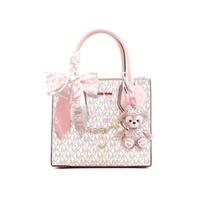 MICHAEL KORS handbag [Customized Bags] Series Literary, Elegant, Sweet and Cute Tote Bags Pillow Breeze Listen to Summer Basic Pack (bag + dust bag) rožinė