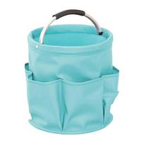 Outdoor Camping Picnic Basket with Multiple Exterior Pockets Durable Handle and Drawstring Closure for Easy Storage and Transport One Size
