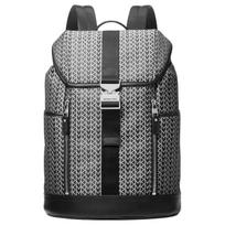 MICHAEL KORS Eli 2000 brand logo embossed pattern polyester (polyester) backpack men's black juoda
