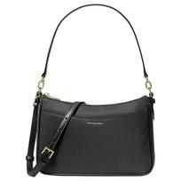 MICHAEL KORS Jet Set Multi-Compartment Design Gold Hardware Nylon Shoulder Bag Medium Women's Black juoda