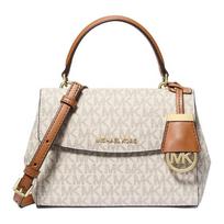 MICHAEL KORS handbag Ava is classic, fashionable and versatile for dating and commuting. Compact and exquisite clamshell design. Metal brand LOGO auksas