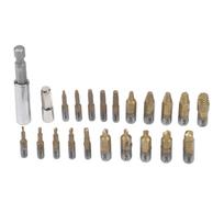 Heavy Duty Screw Extractor Set with Magnetic Extension Bit Holder and Socket Adapter for Removing Broken Screws in Tight Spaces China Mainland