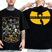 Wu-Tang Clan Dydelis Hip Hop Albumo Plakatas Marškinėliai Vyrams ir Moterims S įvairiaspalvis