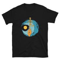 Surfing Skeleton T-Shirt S įvairiaspalvis