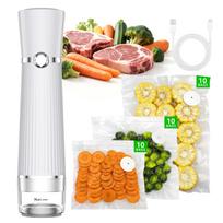 Vacuum Sealer for Food, Handheld Saver Compact Vacuum Sealer Machine with 30 Reusable Bags for 10X Preservation & Fresh balta