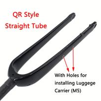 New 700C Gravel Road Bike Full Carbon Fibre Cyclocross Travel Bicycle Flat Disc Brake Front Fork With Hole For Luggage Carrier QR straight gloss