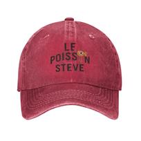 Baseball Cap  Funny Fish Le Poisson Steve Spring Trendy Hip Hop Hats  Women Unisex Custom Hunting Camping Hot Sale Snapback Cap One Size