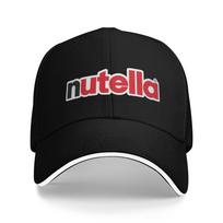 Nutella Logo Baseball Cap  Kpop Rock Sun Visor Trucker Hat Couple Women Stylish Print Baseball Caps One Size