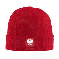New Poland Polska Poland Knitted Hat Beanie Autumn Winter Hat Warm Color Cap Unisex Women