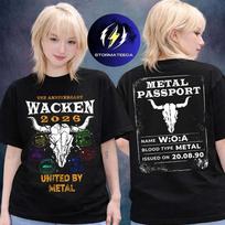 Wacken 2026 Muzikos festivalio prekių Wackene DE Liepos 29 – Rugpjūčio 1 Marškinėlis S