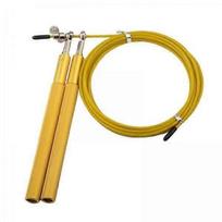 2xSpeed Jump Rope 300cm Adjustable Length Durable Fitness Boxing Skipping Rope Thin Gold