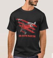 Raudonasis Baronas Skraidantis Fokker Dr1 Trigalis Kovinis Lėktuvas Marškinėliai Trumpomis Rankovėmis Laisvalaikio 100% Medvilnės Apvaliu Kaklu Vyriški Marškinėliai Dydis S-3XL S įvairiaspalvis
